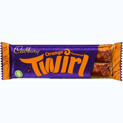 Cadbury Twirl Orange Flavoured Chocolate Bar 43g UK ( BB 20/11/2024 )