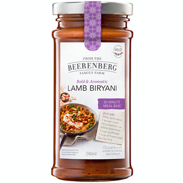 Beerenberg Lamb Biryani 240ml ( BB 14/11/2025 )