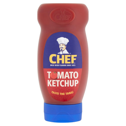 Chef Tomato Ketchup Squeezy 390G  & 490G ( 390G BB 19/12/2024 490G BB 14/06/2025 )