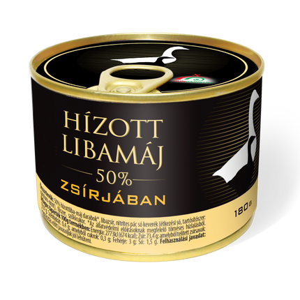 Hizott Libamaj 50% Foie Gras Fattened Goose Liver 180G ( BB 19/10/2027 )