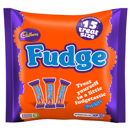 Cadbury Fudge 15 Treatsize Bag 202G ( BB 28/02/2028)