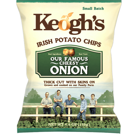 Keogh's Cheese & Onion Potato Chips 125G ( BB 05/03/2025 )