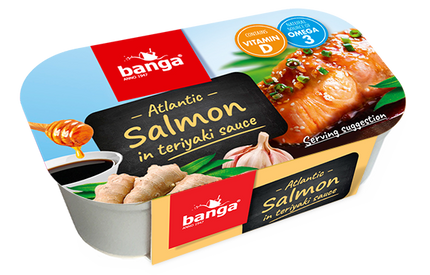 Banga Salmon In Teriyaki Sauce 120g ( BB 23/03/2025 )