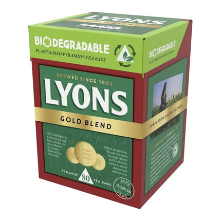 Lyons Gold Blend 40 Biodegradable Tea Bags ( BB 08/2025 )