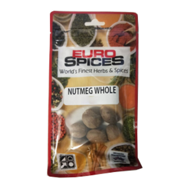 Euro Spices Nutmeg Whole ( 4 Pieces ) 30G