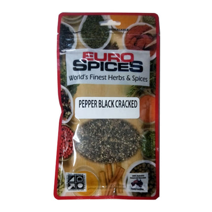 Euro Spices Pepper Black Cracked 50G