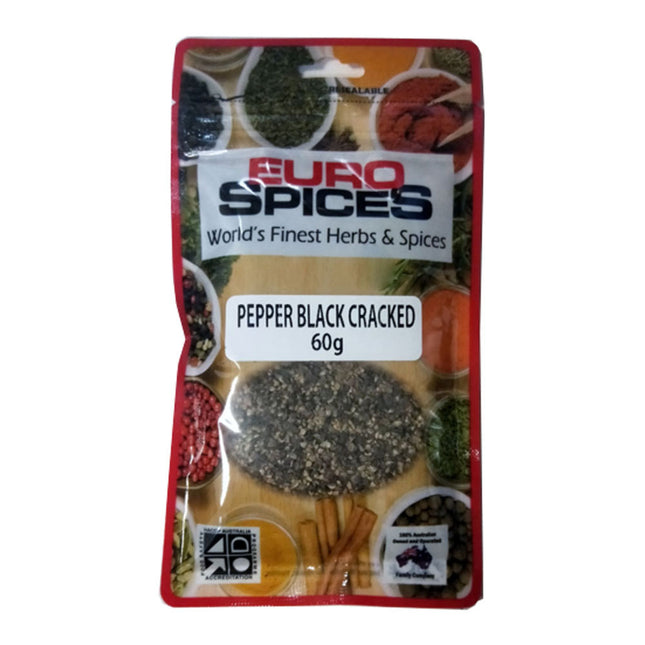 Euro Spices Peppercorn Black 60G