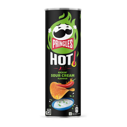 Pringles Hot Kickin' Sour Cream 160G ( BB 01/2025 )