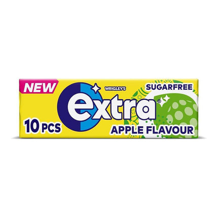 Wrigley's Extra Apple Flavour Chewing Gum 10PCS ( BB 11/05/2025 )