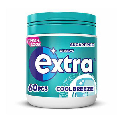 Wrigley's Extra Cool Breeze Sugar Free Chewing Gum 60PCS ( BB 10/05/2025 )