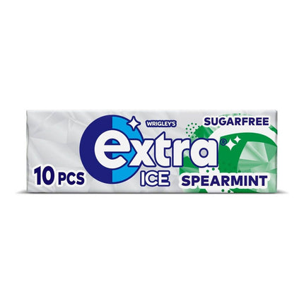 Wrigley's Extra Ice Spearmint Flavour Chewing Gum 10PCS ( BB 14/04/2025 )