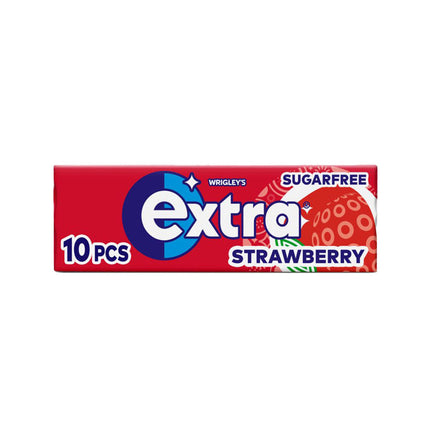 Wrigley's Extra Strawberry Flavour Chewing Gum 10PCS ( BB 11/05/2025 )