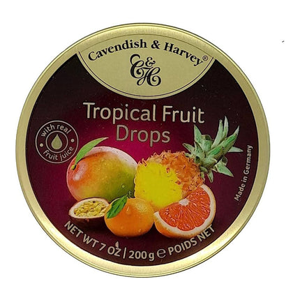 Cavendish & Harvey Tropical Fruit Drops 175G ( BB 20/12/2026 )