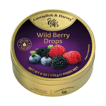 Cavendish & Harvey Wild Berry Drops 175G ( BB 23/01/2027 )