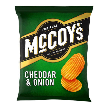 Mccoy's Cheddar  & Onion Larger Pack 45G ( BB 01/02/2025 )