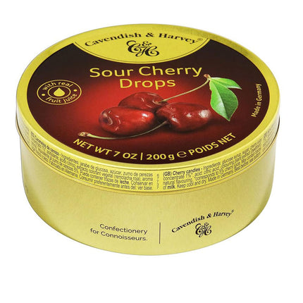 Cavendish & Harvey Sour Cherry Drops 175G ( BB 11/03/2027 )