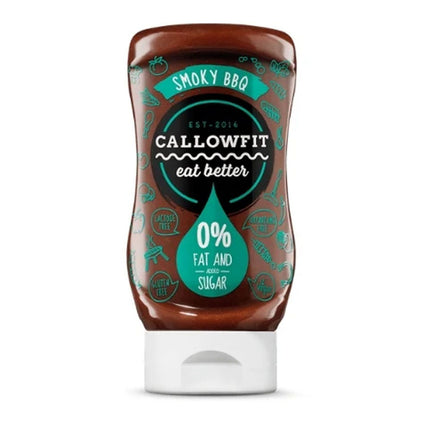 Callowfit Smoky BBQ Sauce 300ml 0% Fat & Sugar  ( BB 25/12/2025 )