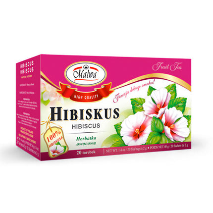 Malwa Hibiscus Tea 20 Tea Bags ( BB 04/2026 )