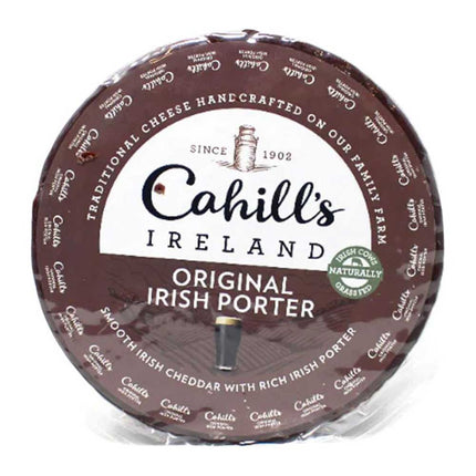 Cahill's Ireland Original Irish Porter  Cheddar  Cheese 200g ( BB 07/06/2025 ) Refrigerated Deli For Local Pick-Up Only