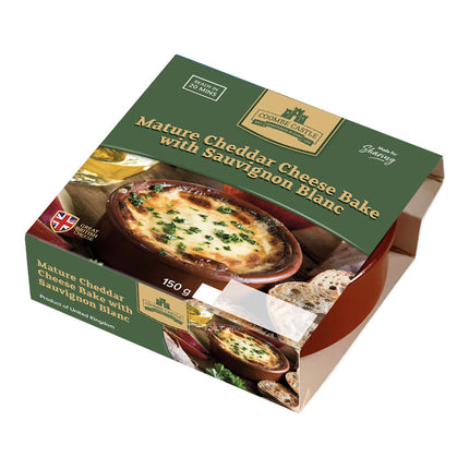 Coombe Castle Mature Cheddar Cheese Bake with Sauvignon Blanc 150G ( BB 12/02/2025 ) Refrigerated Deli For Local Pick-Up Only