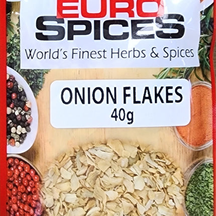 Euro Spices Onion Flakes 40G ( BB 13/12/2026)