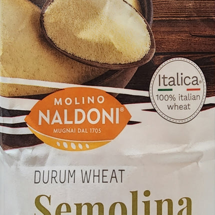 Molino Naldoni Semolina Durum Wheat 1KG ( BB 18/03/2025 )