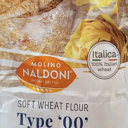 Molino Naldoni Type '00' Bread & Pasta Soft Wheat Flour 1KG ( BB 18/09/2025 )