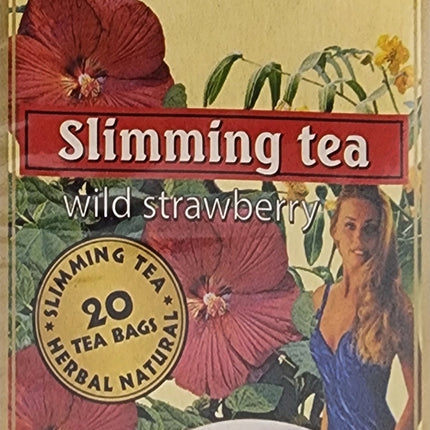 Europe's Best Slimming Tea Wild Strawberry 20 Tea Bags ( BB 07/2027 )