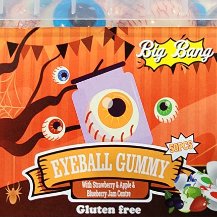 Big Bang Eyeball Gummy In Tub 900G x 50 pcs ( BB 27/03/2026 )