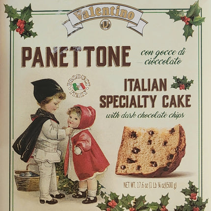 Valentino Panettone Dark Chocolate Chips in Tin 500G ( BB 30/08/2025 )