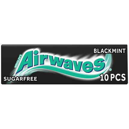 Wrigley's Airwaves Black Mint Flavour Chewing Gum Sugar Free 14G ( BB 21/03/2024 )