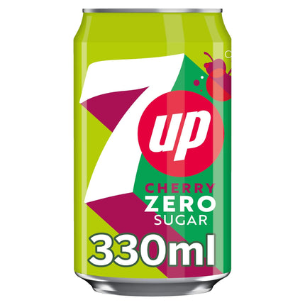 7Up Cherry Zero Sugar 330ml