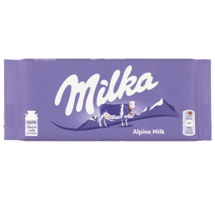 Milka Alpine Milk Chocolate Block 100G ( BB 27/12/2024 )