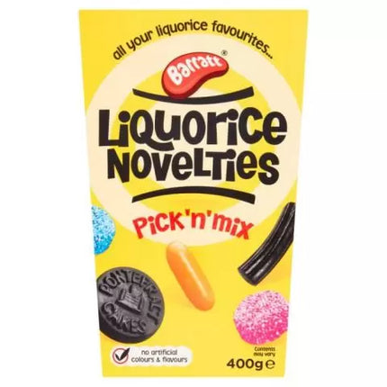 Barrett Liquorice Novelties Pick 'n' Mix 400G ( BB 30/07/2026 )