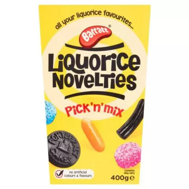 Barrett Liquorice Novelties Pick 'n' Mix 400G ( BB 30/07/2026 )