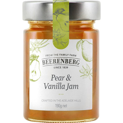 Beerenberg Australian Pear & Vanilla Jam 190G
