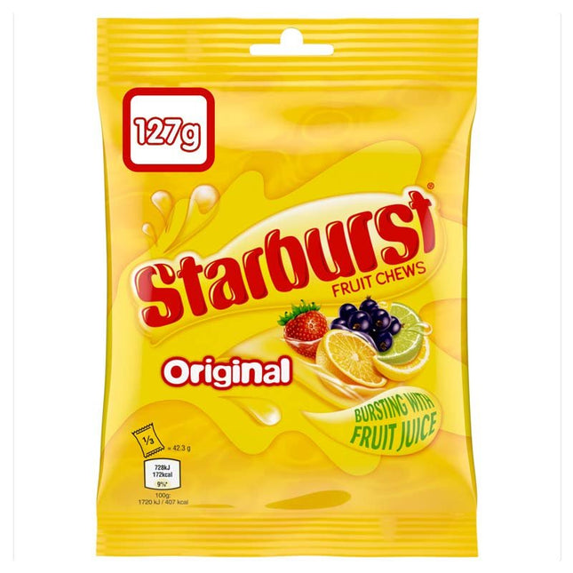 Starburst Original Fruit Chews Bag 127G ( BB 13/08/2026 )