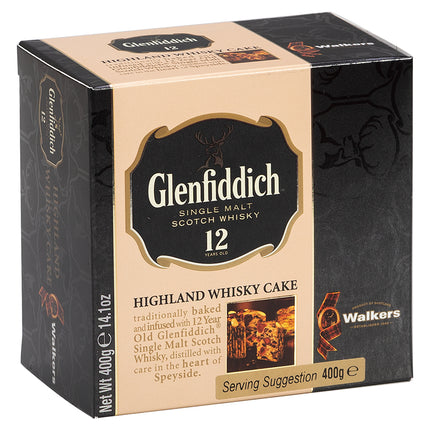 Walkers Glenfiddich Highland Whisky Cake 400G ( BB 28/02/2025 )