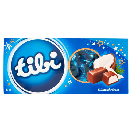 TIBI Milk Chocolate Bar Filled with Coconut Cream 330G ( BB 28/05/2025 )