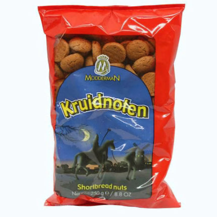 Modderman Spiced Shortbread Nuts Kruidnoten 250G ( BB 16/04/2025 )