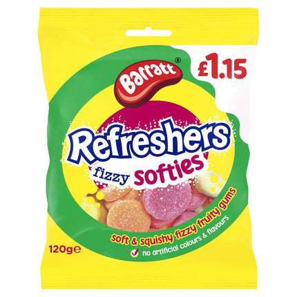 Barratt Refreshers Fizzy Softies 120G ( BB 01/2025 )