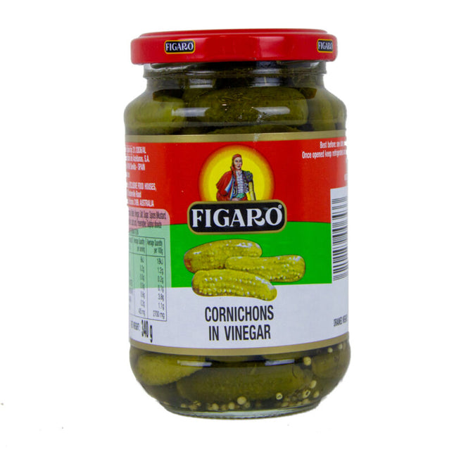 Figaro Cornichons in Vinegar 340G ( BB 30/05/2027 )