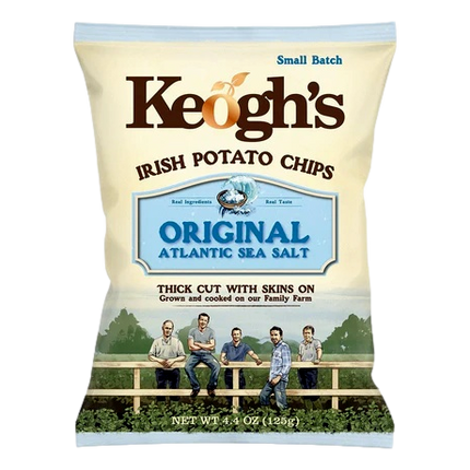 Keogh's Original Atlantic Sea Salt Chips 125G ( BB 29/04/2025 )