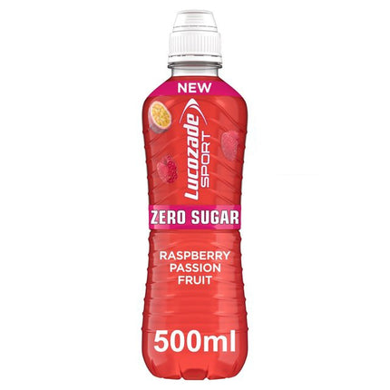 Lucozade Sport Raspberry & Passion Fruit Zero Sugar 500ml ( BB 06/2024 )