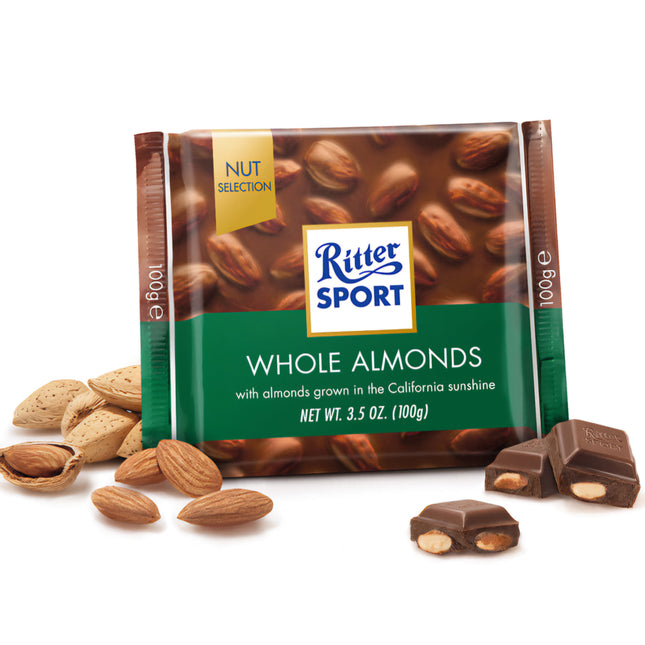 Ritter Sport Whole Almond 100G