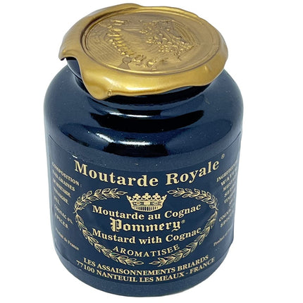 Pommery Moutarde Royal Mustard Cognac in Ceramic Pot 250G ( BB 30/11/2025 )