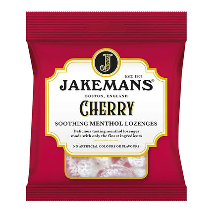 Jakemans Cherry Throat & Chest Cough Lozenges 100G ( BB 05/2025 )