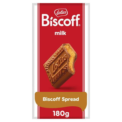 Lotus Biscoff Milk Chocolate Bar With Biscoff Cream 180G ( BB 17/04/2025 )