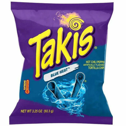 Takis Blue Heat Hot Chilli Pepper Chips 92.3g ( BB 23/10/2024 )