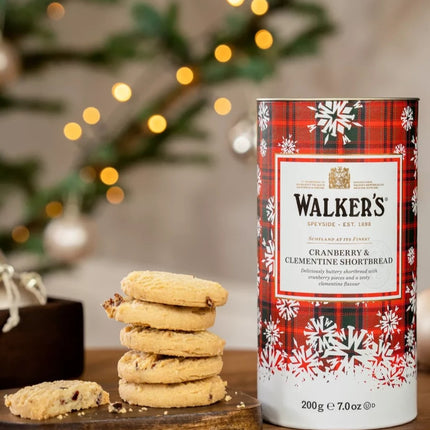 Walker's Cranberry & Clementine Shortbread 200G ( BB 30/09/2025 )